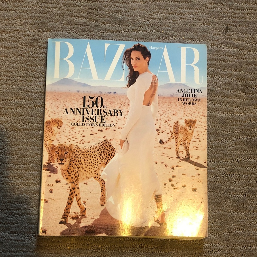 Harper’s Bazaar The incomparable Angelina Jolie saving Cheetahs November 2027